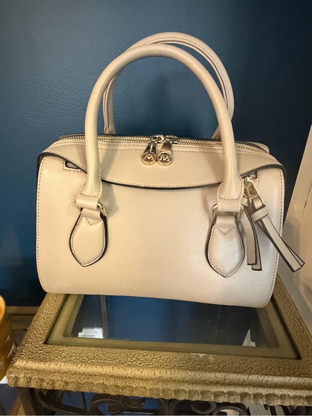 Classic Cream Satchel Handbag - Timeless Women's Bag